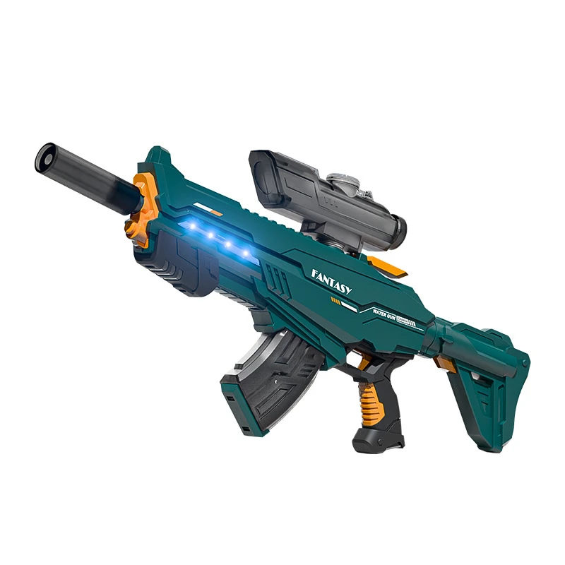 新款喷射发光水玩具宝贝高压连续夏天玩水节电动水自动吸水水枪