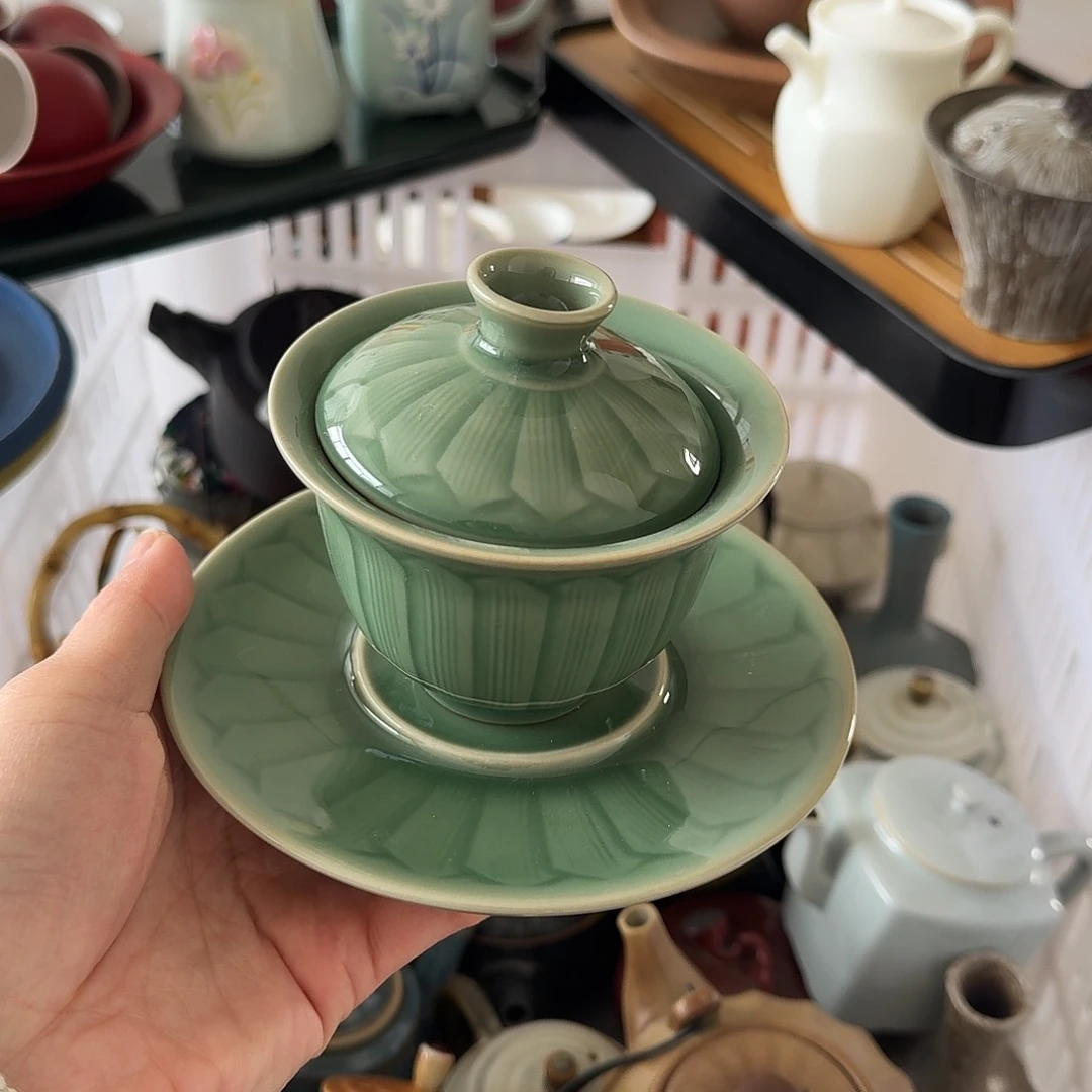 微瑕陶瓷茶具茶杯茶壶