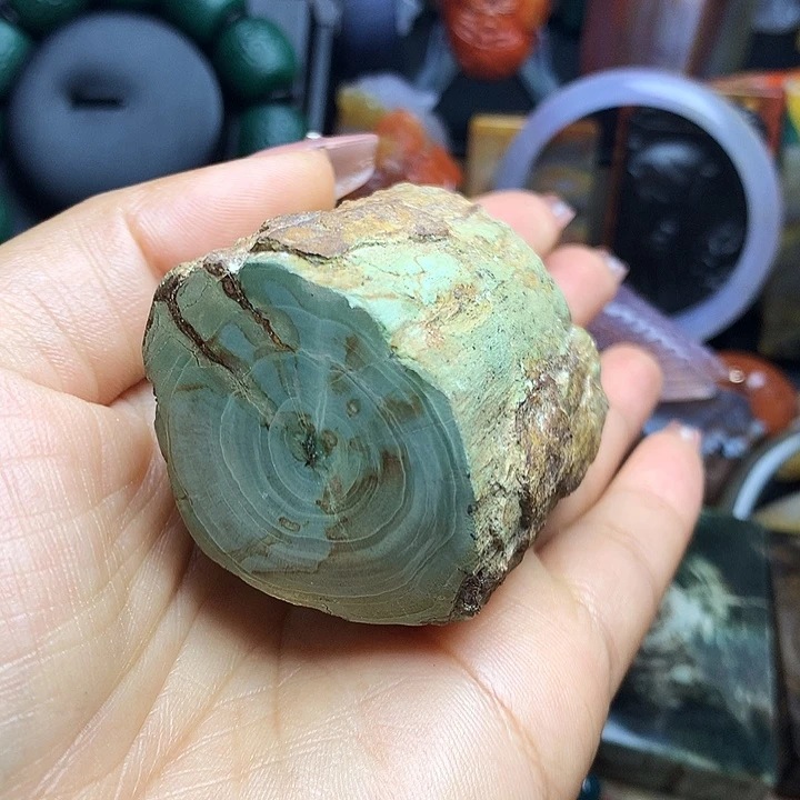 硅化玉未镶嵌吊坠(不含链)