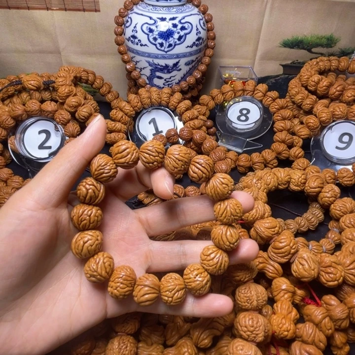 小***翁吊坠桃核秦岭桃核手串