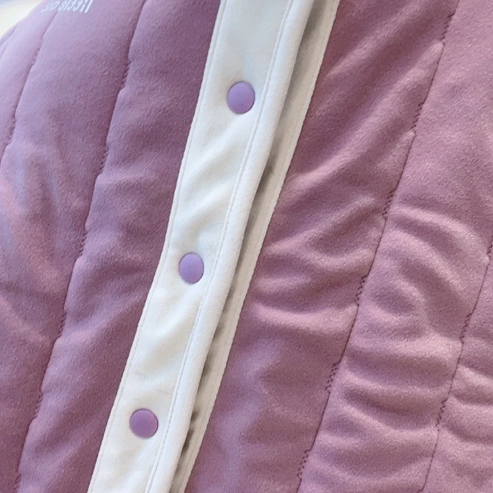 紫色160双层马甲女宝