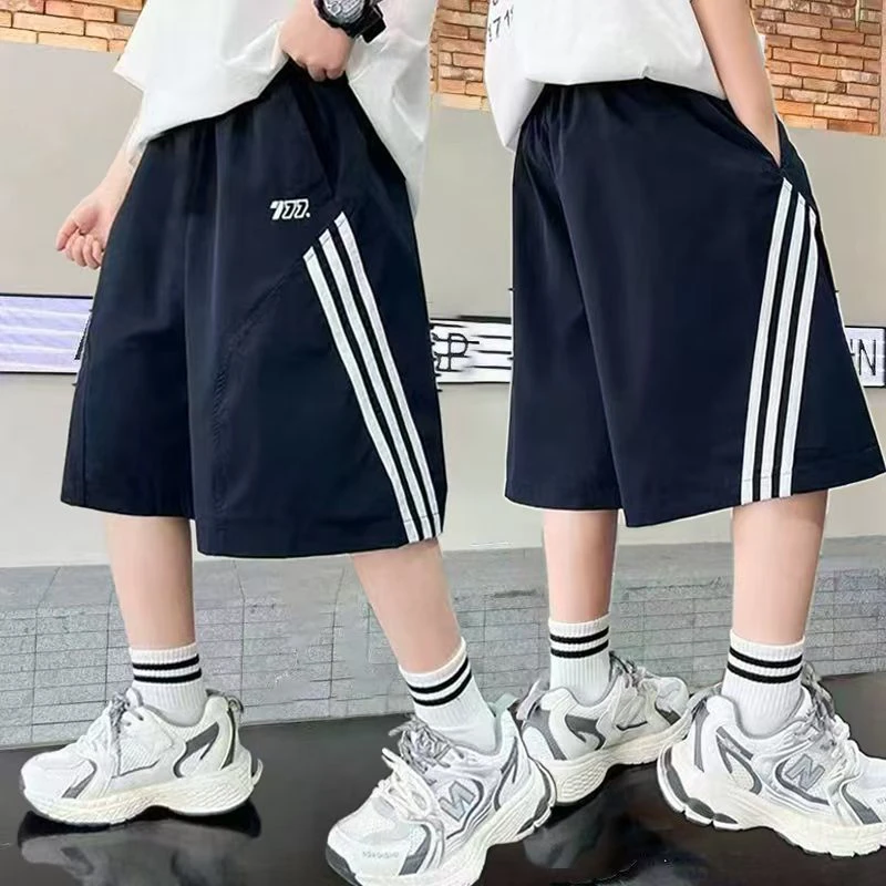 男童短裤夏季薄款裤子2025新款儿童夏装五分裤中大童男孩夏款中裤