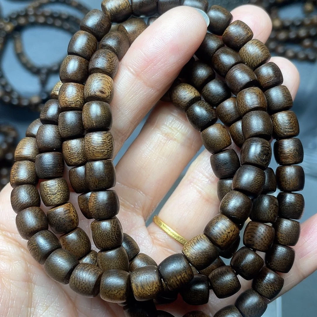 沉香手串芽庄白棋0.7