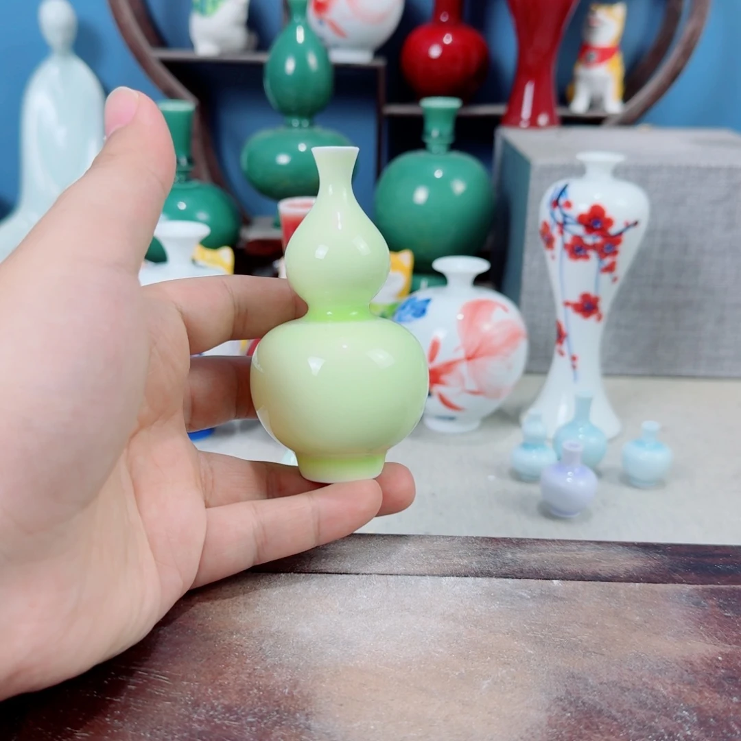陶瓷手工小花器摆件