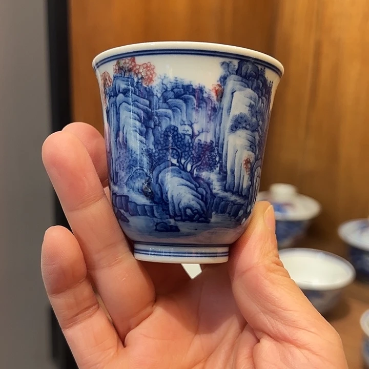 臻玉古坊原矿孔雀石釉里红