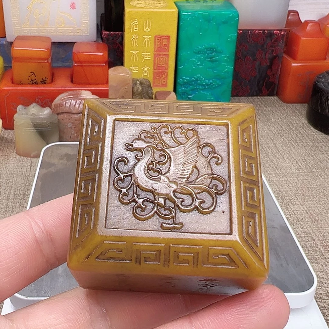 寿山石印石精品印章