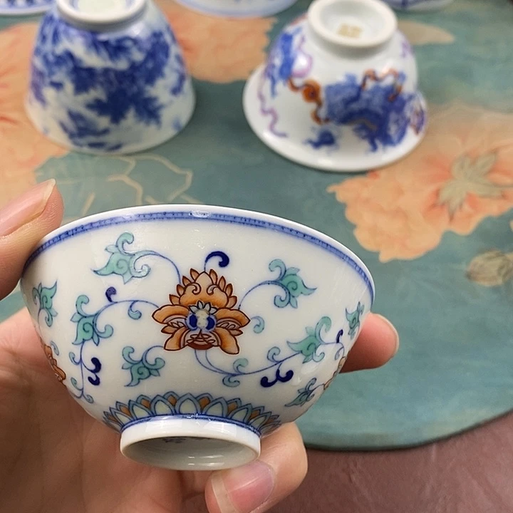 杯阿*现代景德镇全手工全手绘茶具1688888