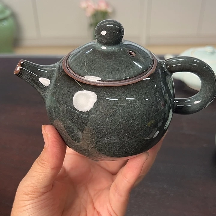 龙泉云间青瓷小米茶器