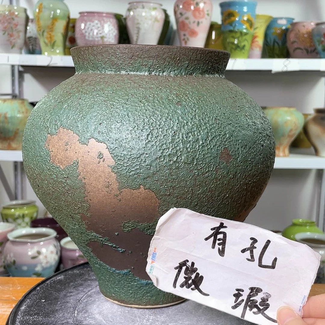 景德镇陶瓷花盆花器暇256
