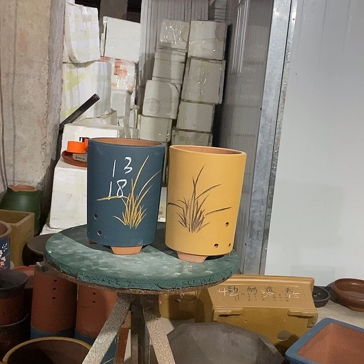 紫砂花盆紫砂花盆