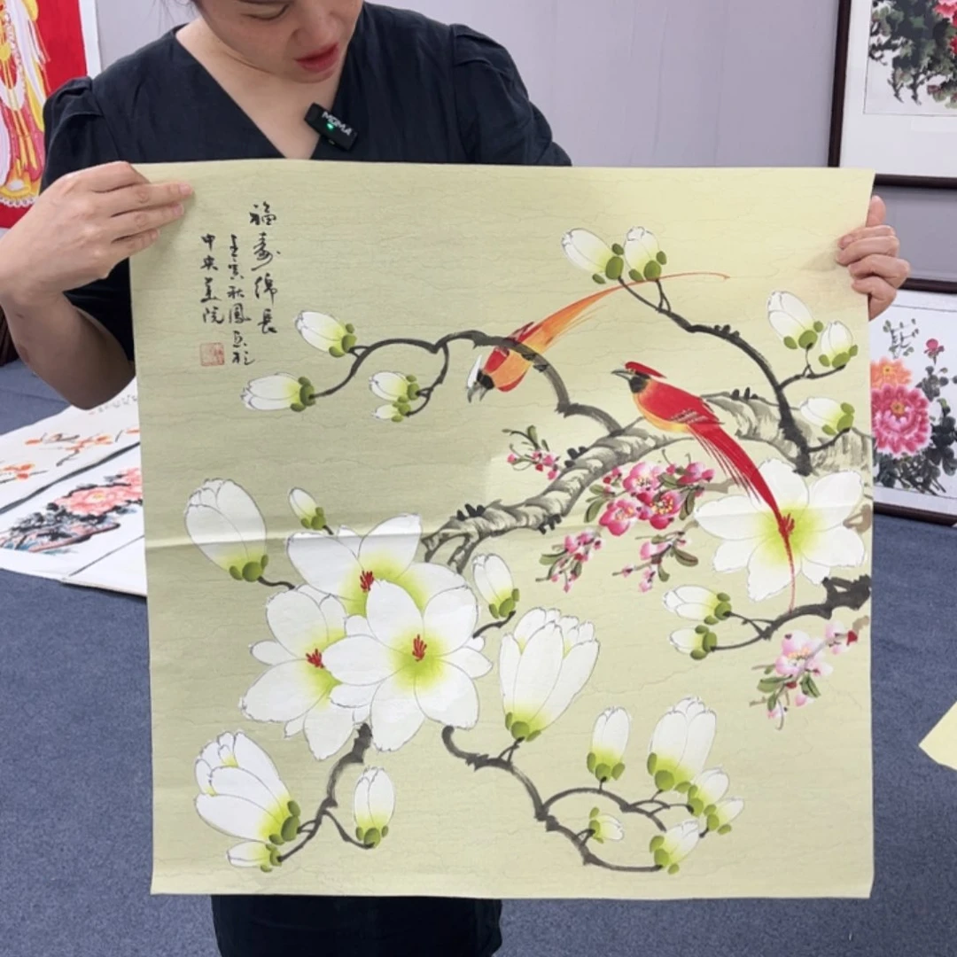 国画宣纸国画纯手绘作品