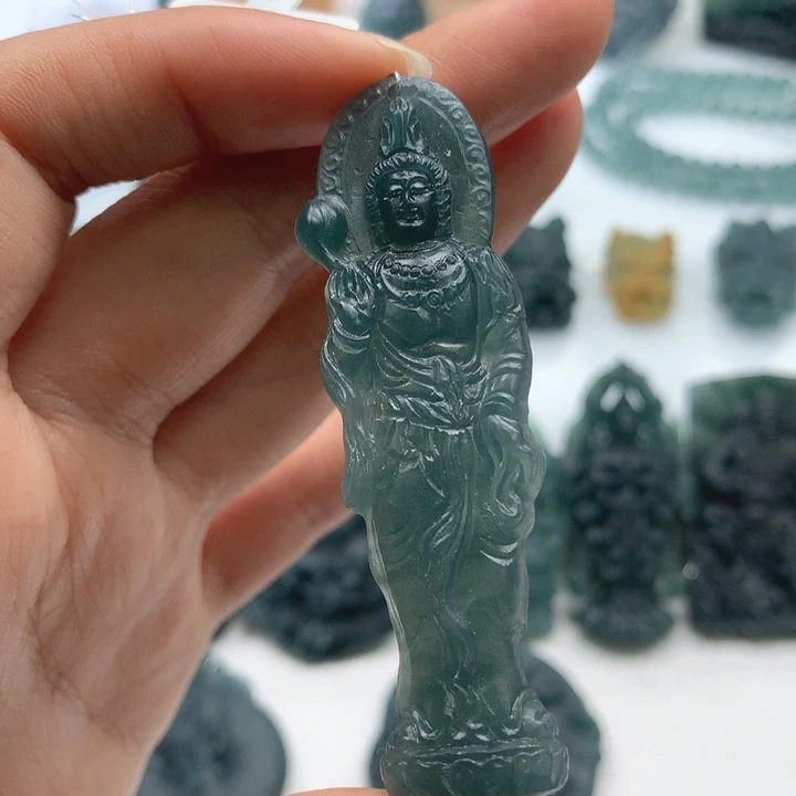 定制翡翠未镶嵌毛货不退不换