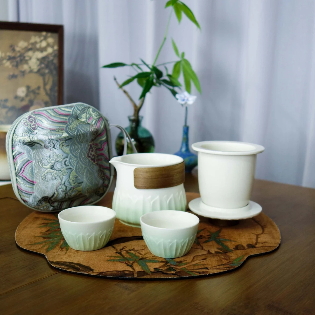 莲花旅行茶具户外便捷套装适合送礼