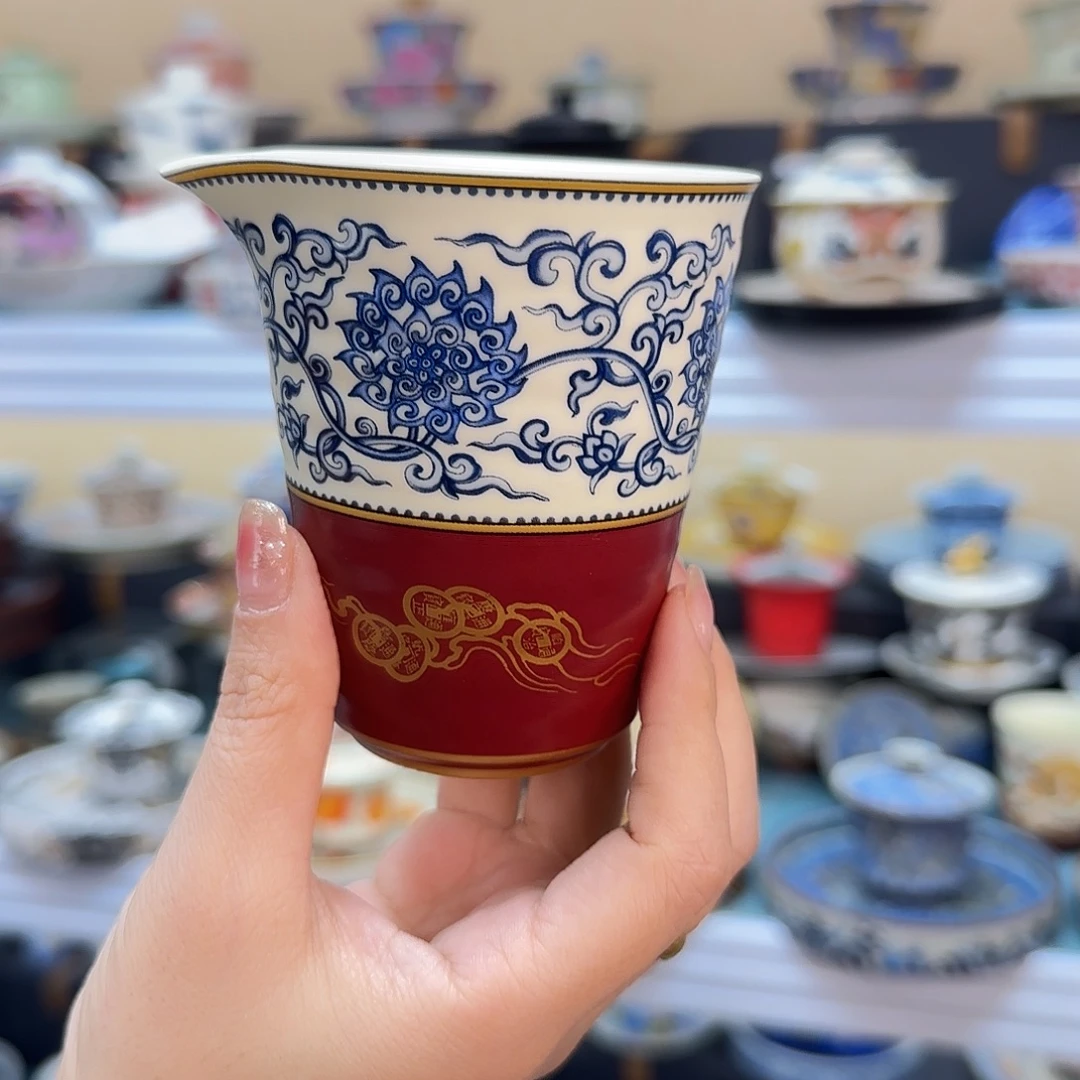 盖碗的时候就可以把