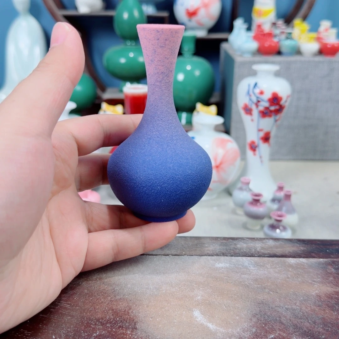 陶瓷手工小花器摆件