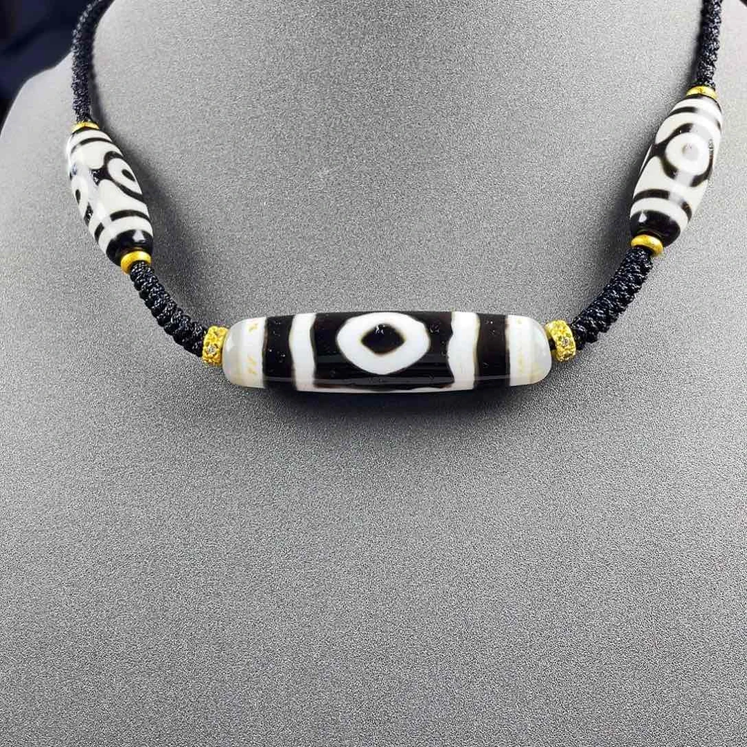 玛瑙/玉髓颈饰合金