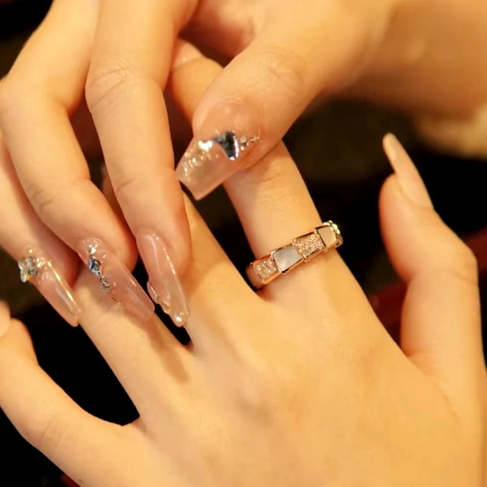 4009【香港联邦】18K金镶嵌百搭戒指