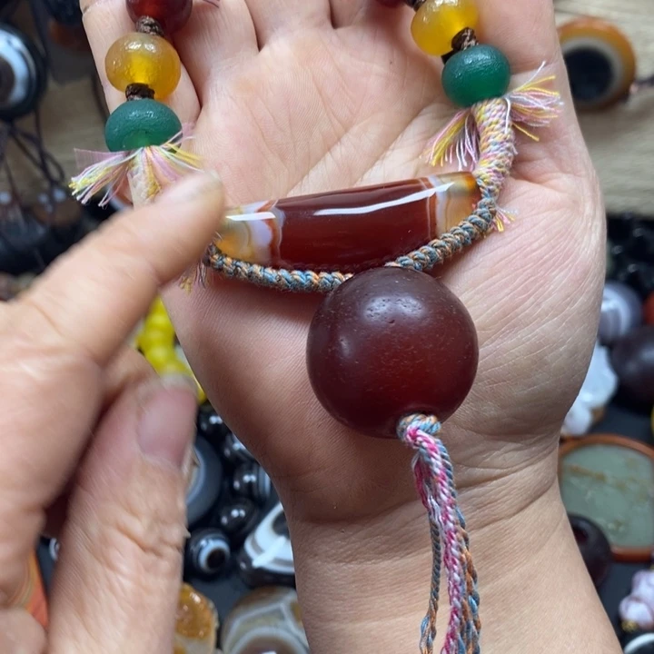 玛瑙/玉髓未镶嵌颈饰