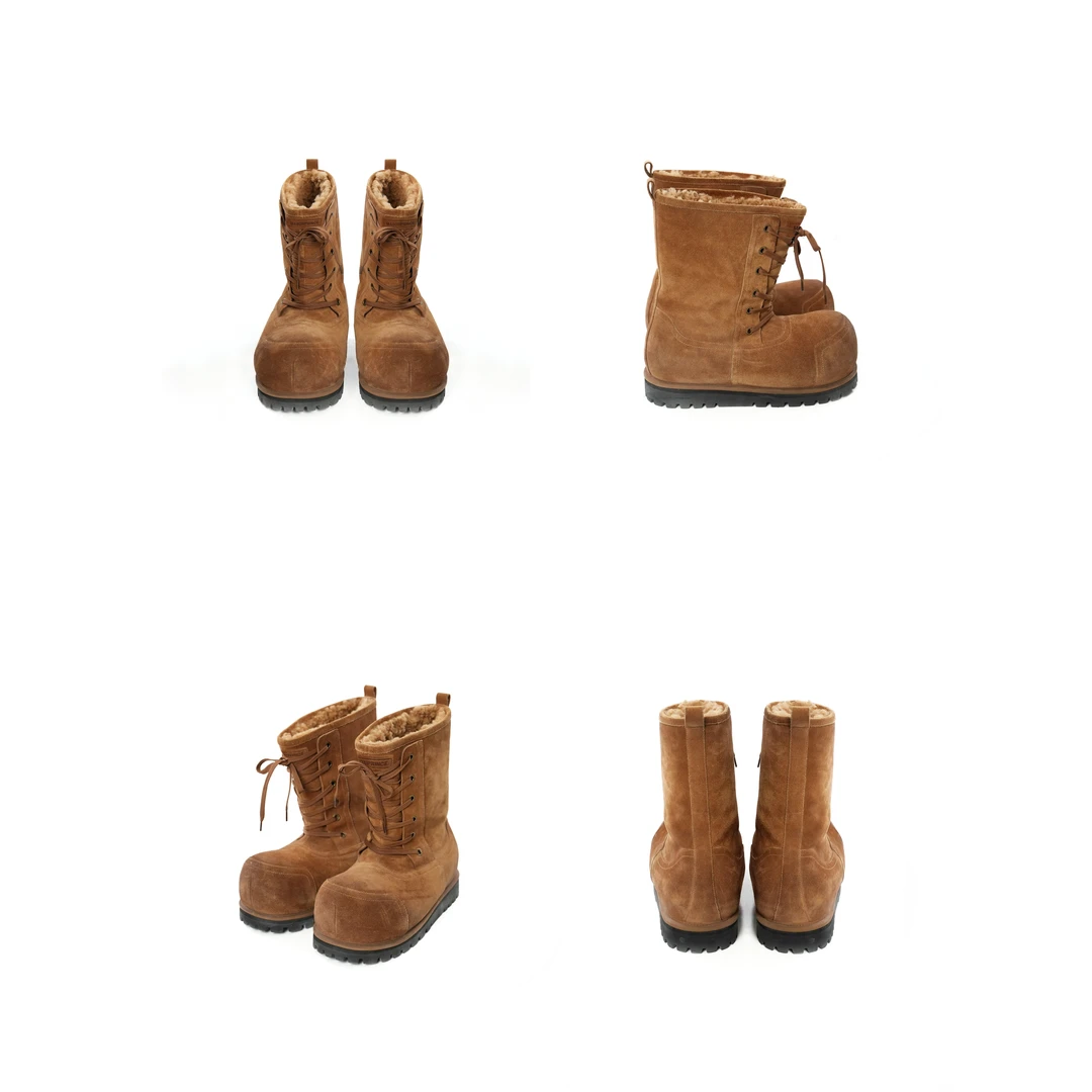 【深圳】MASONPRINCE*暖冬季 Plus版增高5cm+工装型时装雪地靴