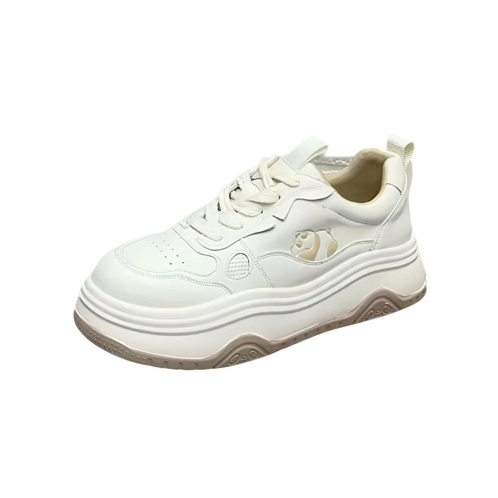 北B外7901  22385真皮厚底小白鞋 （标准尺码）