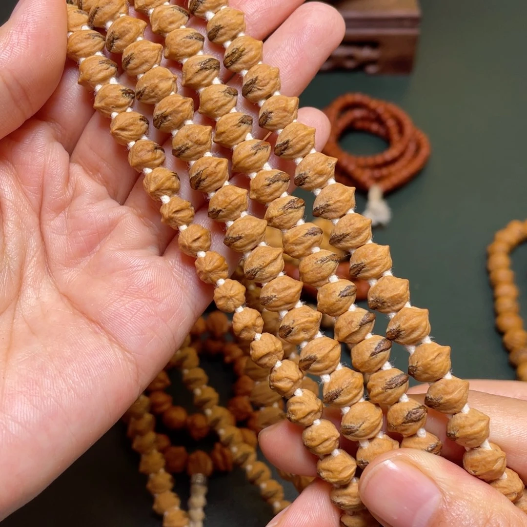 柏香籽/百香籽吊坠红牙双排长串