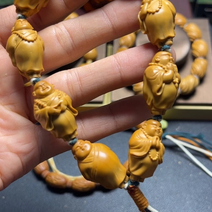 手串/手链橄榄核橄榄核雕小和尚