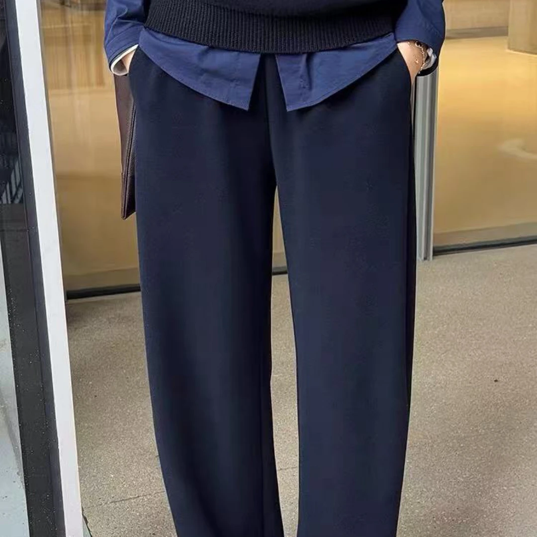 微辣瘦瘦裤  垂感糯米裤女2025新款4503