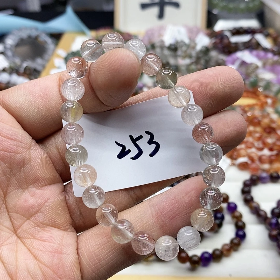 水晶手串未镶嵌天然