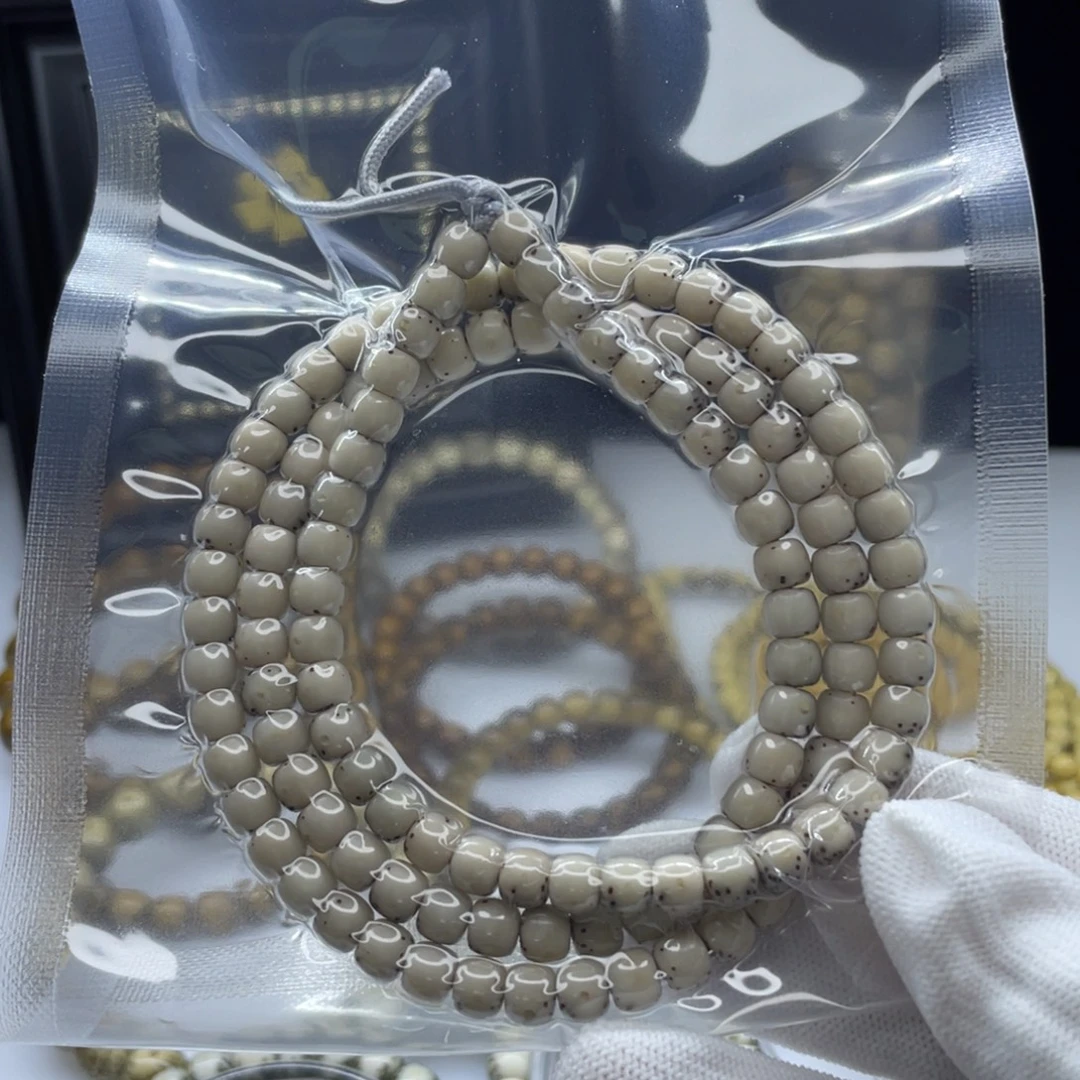 不***ᐝ星月菩提吊坠6白冰糖通体108