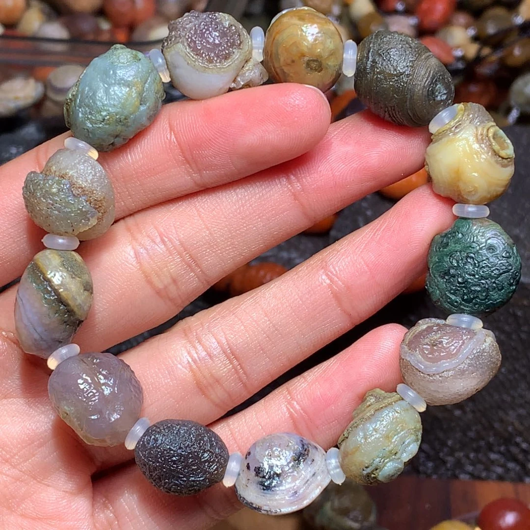 未镶嵌玛瑙/玉髓珠宝半成品