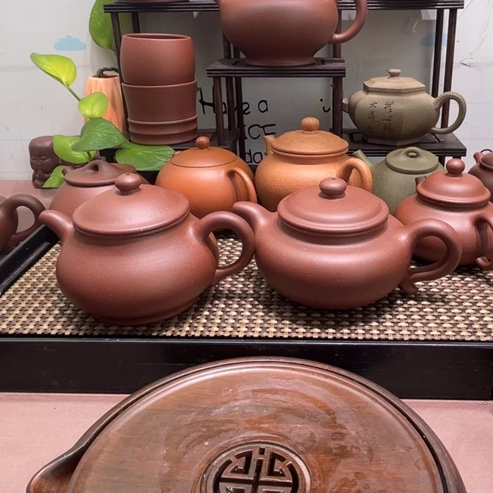 *****茶壶紫砂台西底槽清320cc