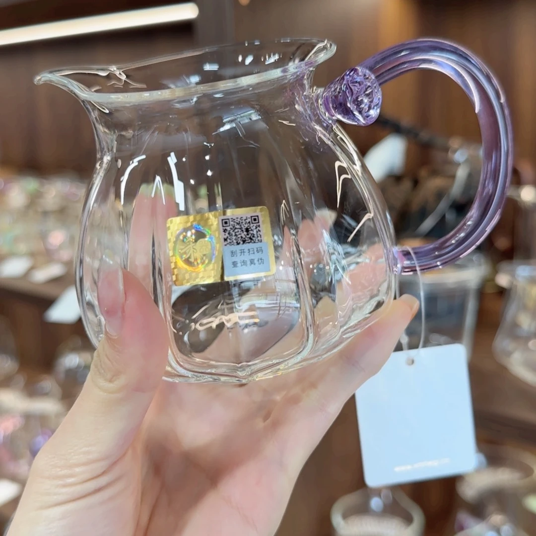 莲君浅紫色公道杯