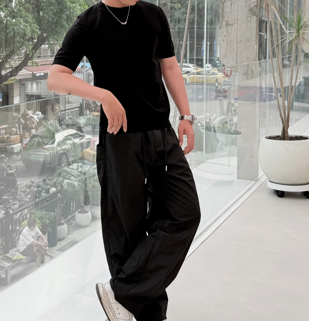 【衣工男】春夏新品阔版美式休闲百搭长裤 J105
