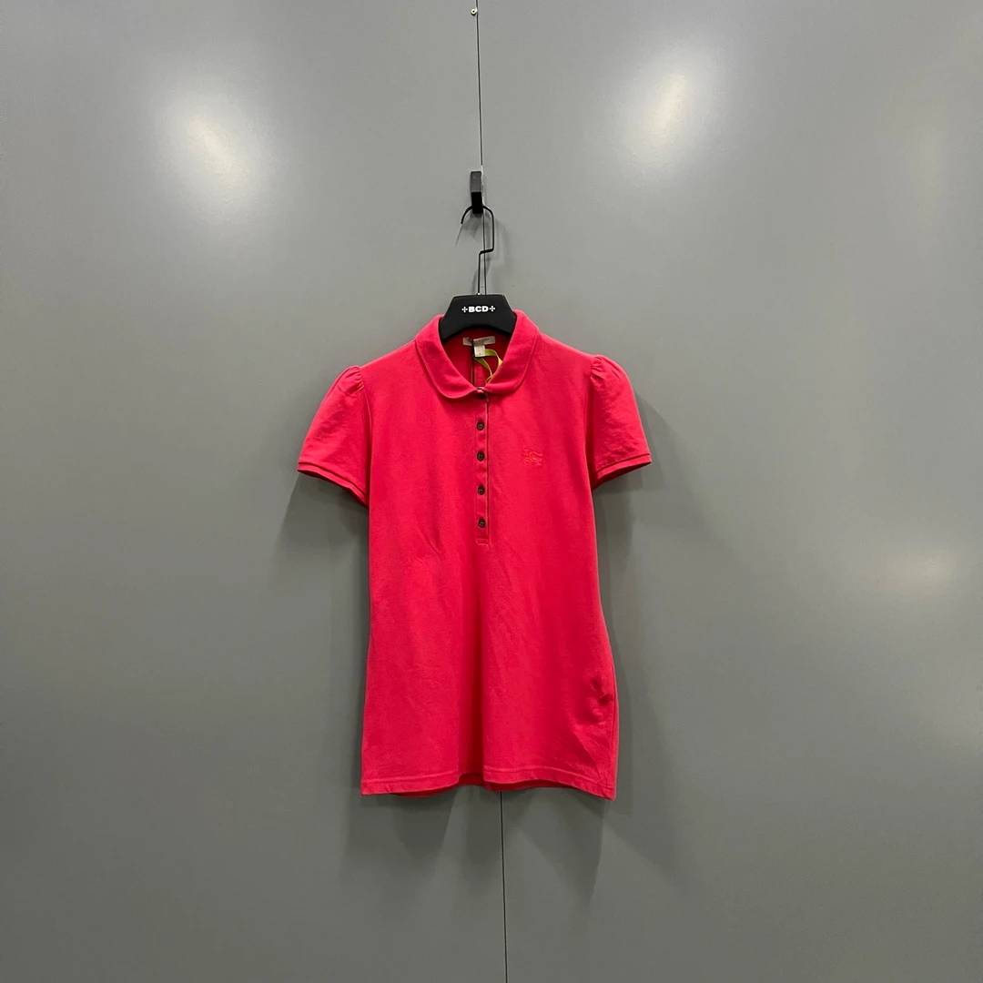 95新 BURBERRY/博柏利 tt6 骑士刺绣polo衫 L码/95新/605598 无洗