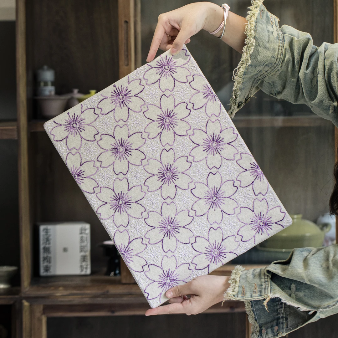 QB00667 七宝烧-花瓣茶垫茶席