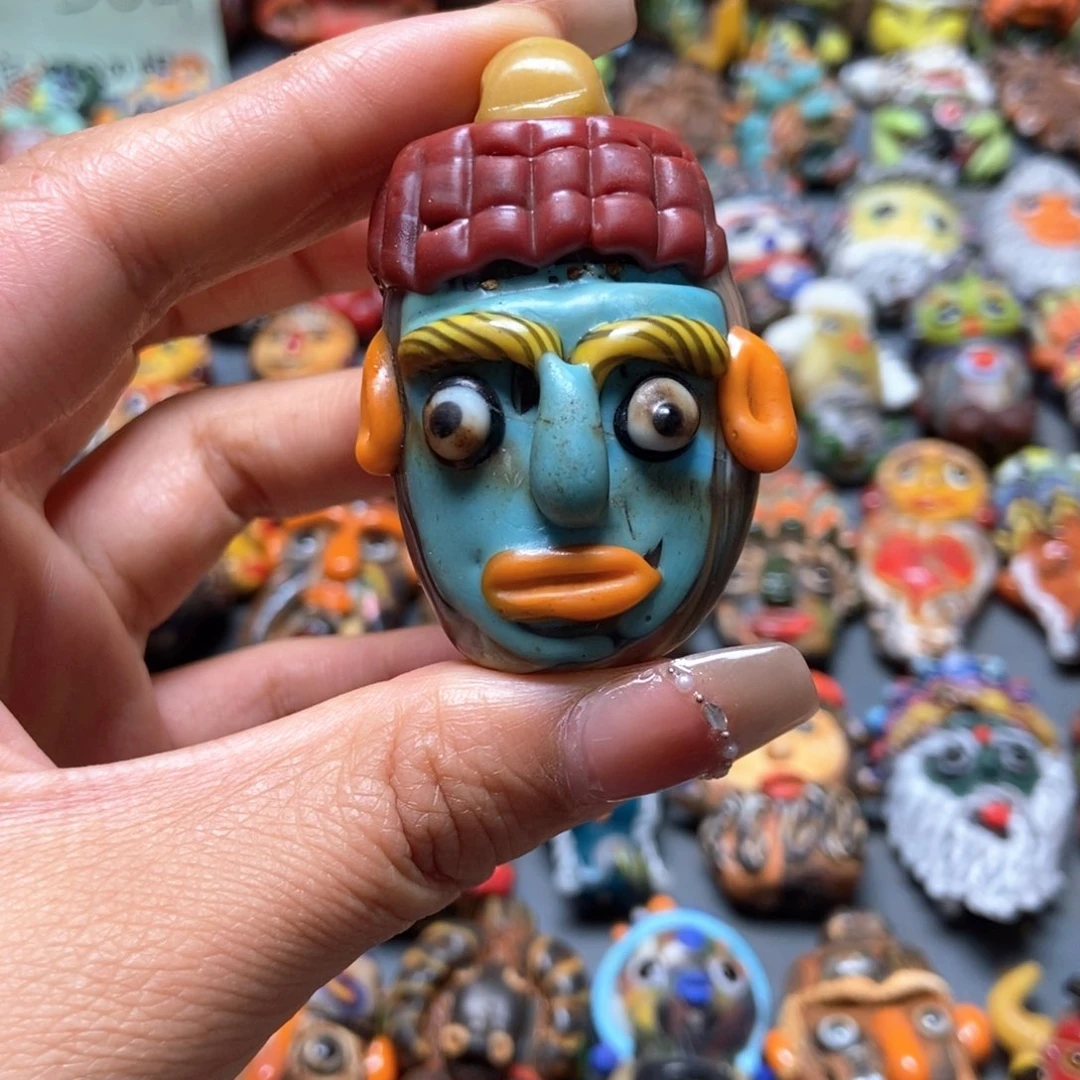 玻璃颈饰印度尼西亚琉璃娃娃