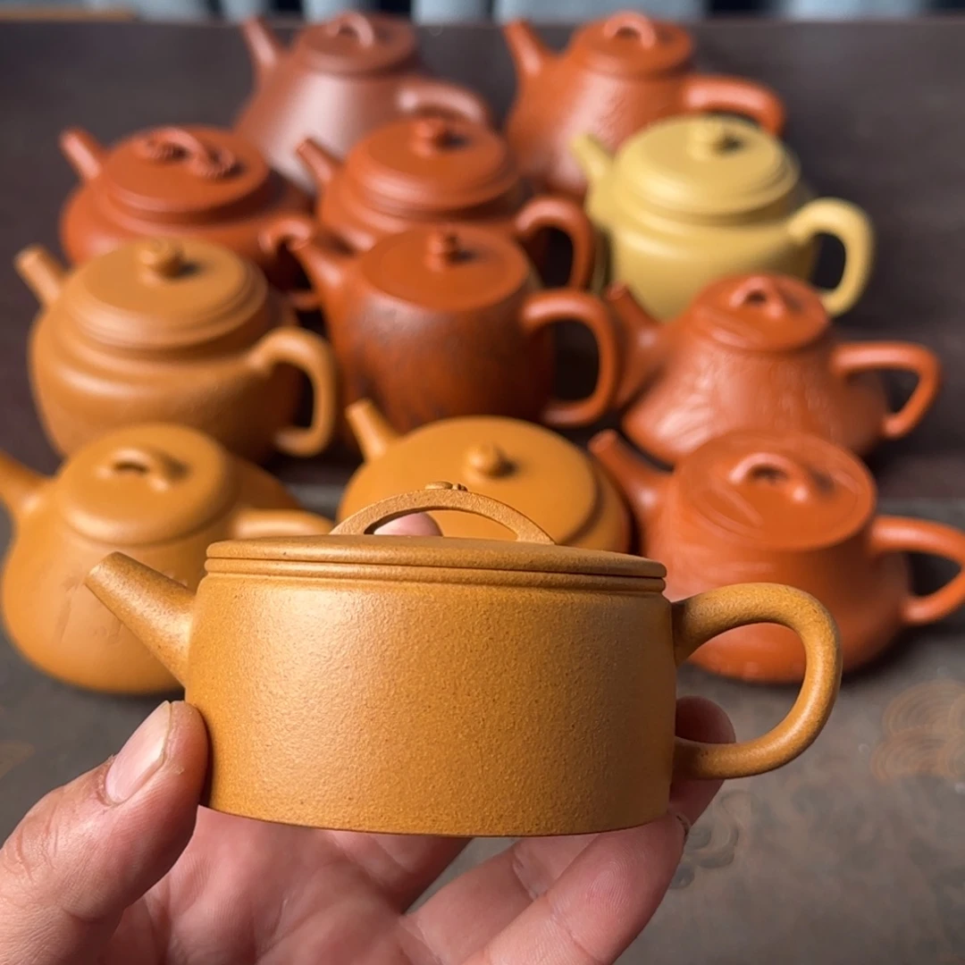 紫砂茶壶浮****老宕口黄金段汉瓦145cc