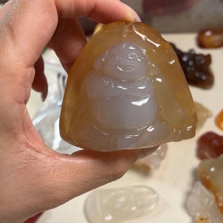 玛瑙/玉髓未镶嵌吊坠(不含链)