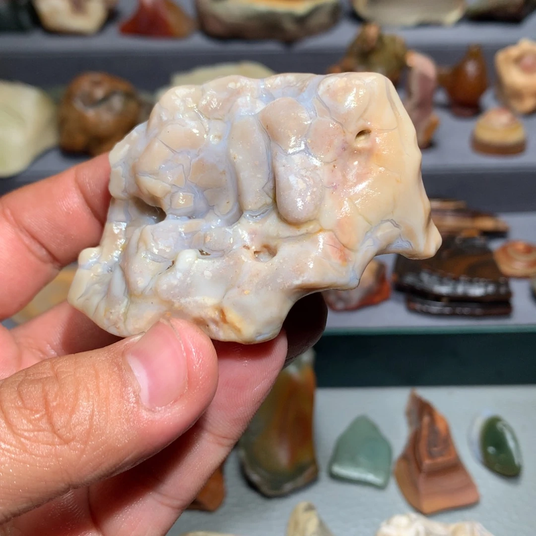 阿拉善戈壁彩石摆件