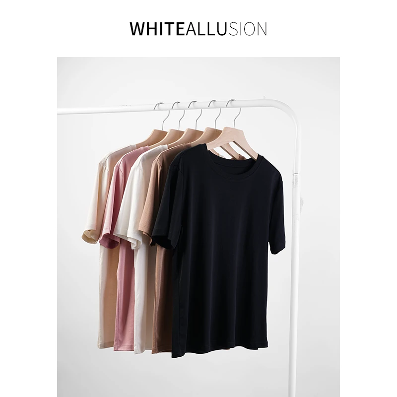 素典【液氨T】夏日必备休闲纯棉T经典简约风超百搭常规上衣197