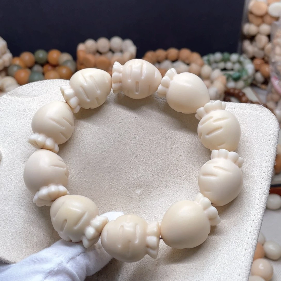 菩提根/象牙果吊坠瑕疵有裂萝卜993