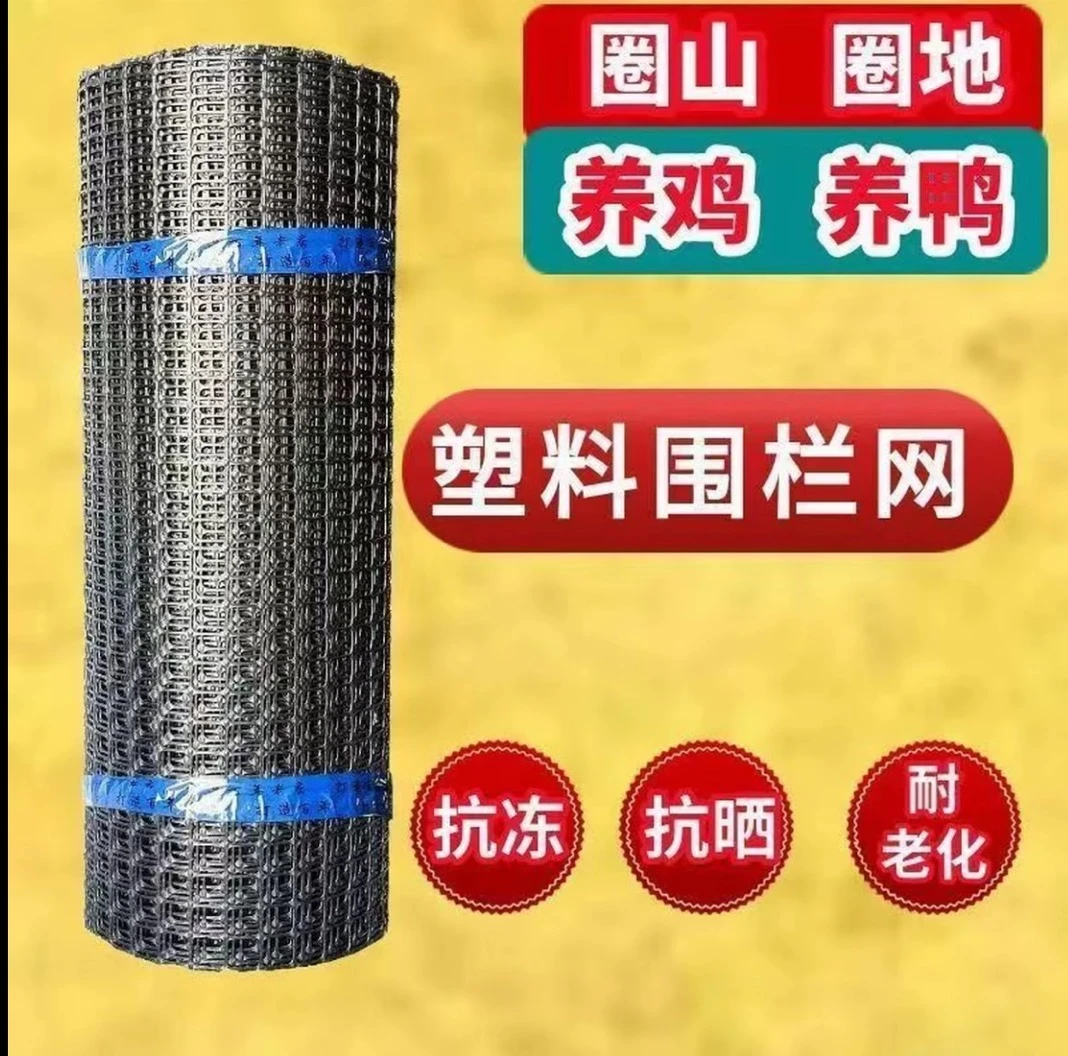批发养殖网养鸡网尼龙网拦鸡围鸭网家禽塑料网护栏网菜园围网防护