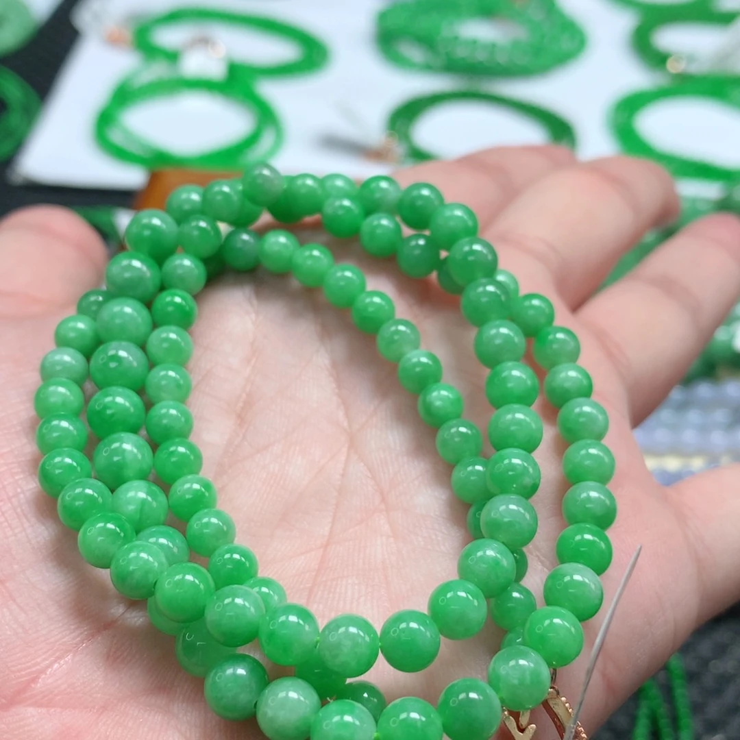 未镶嵌手链翡翠翡翠