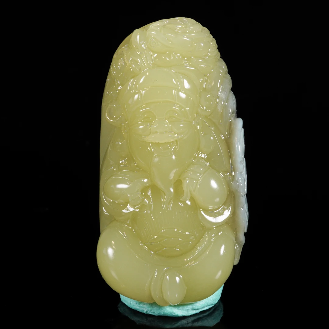 LOT.024和田玉财神/X2523