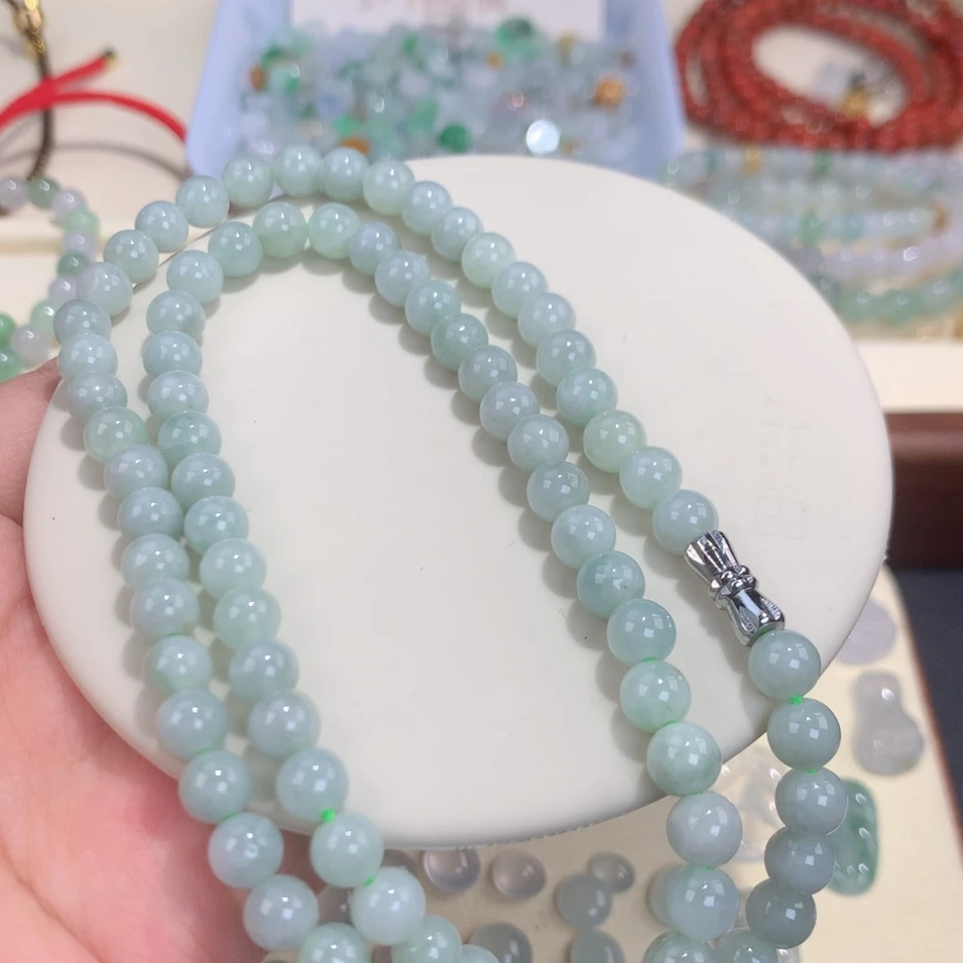 翡翠配石翡翠小珠子卡6➕