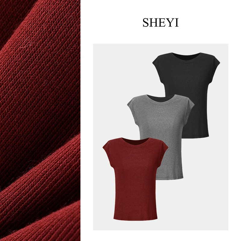 王炸•桑蚕丝正肩短袖女款爆款2025新款修身白t恤夏季穿搭洋气上衣