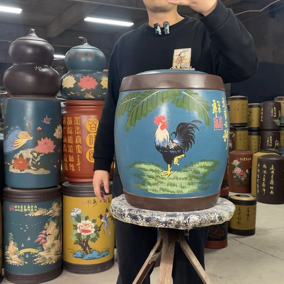 宜兴原矿紫砂茶叶罐