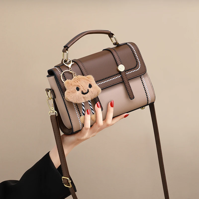 Calwan Keodh包包女轻奢休闲百搭斜挎手提包生日礼物送女友送老婆