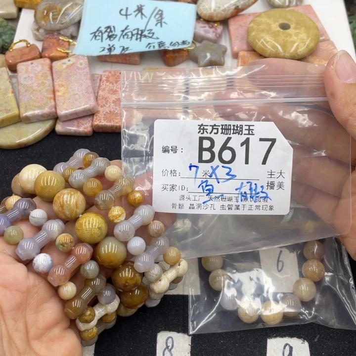 硅化珊瑚（珊瑚玉）颈饰合金鱼
