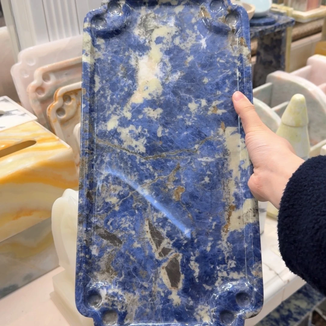 石材玻利维亚蓝托盘